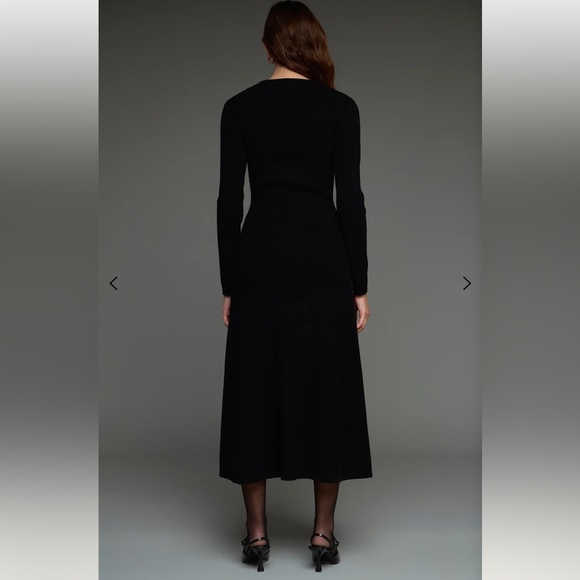 Premium Button-Down knit Dress - Picture 6 of 8